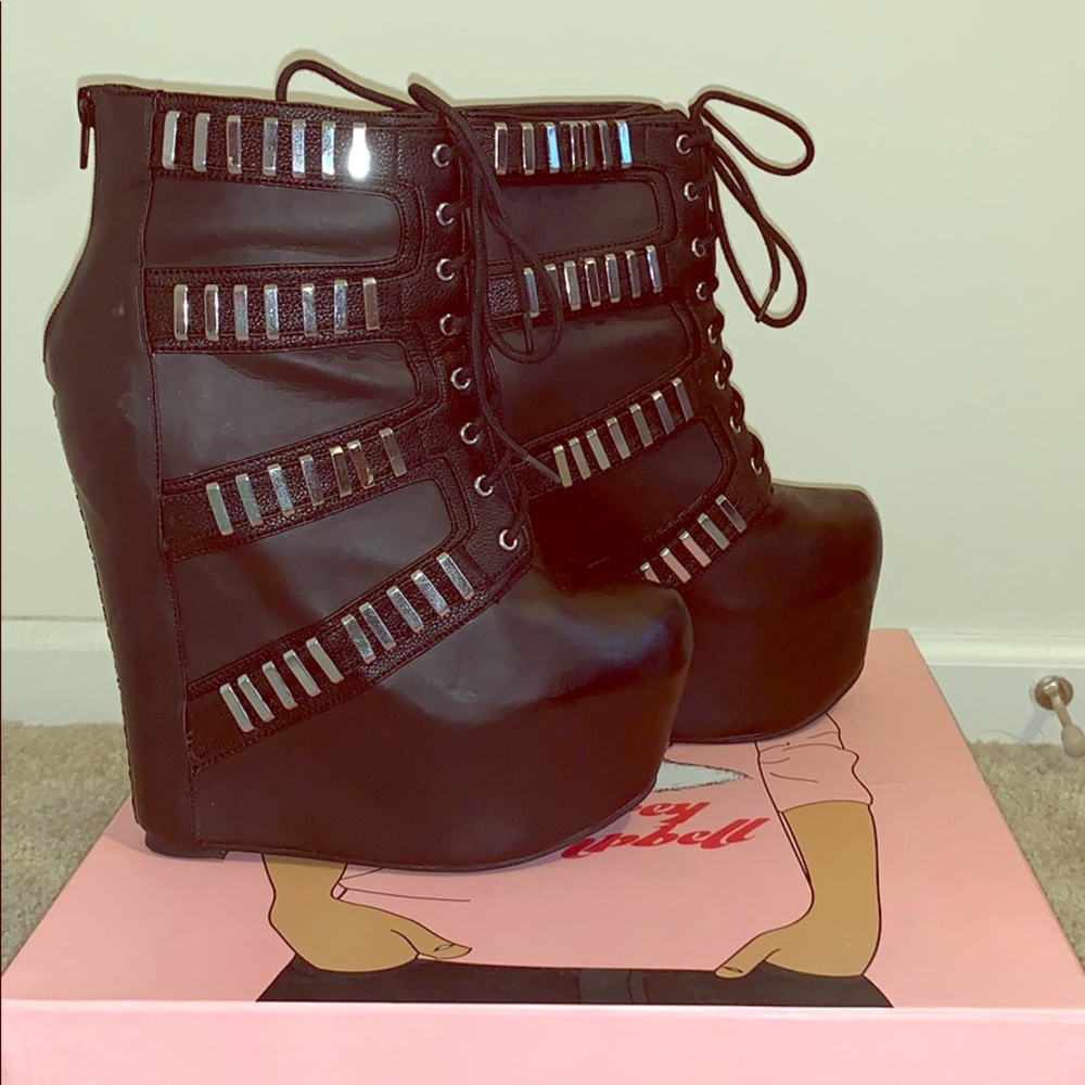 Jeffery Campbell Thunder platform booties
